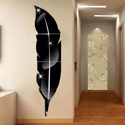 3d Acrylic Wall Leaf Mirror