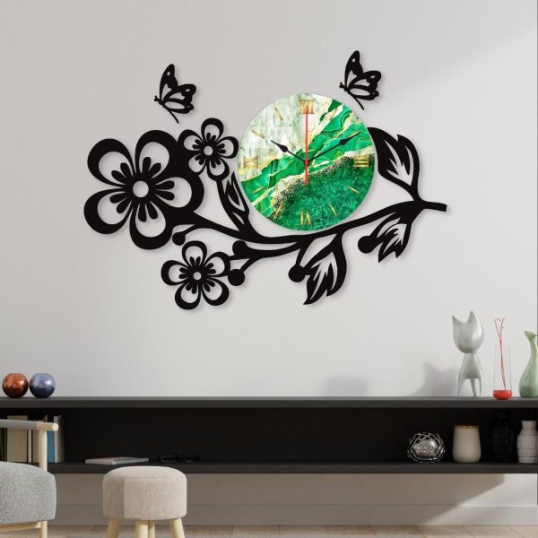 Flower  Wall Clock