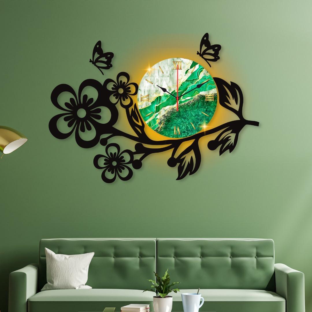 Flower  Wall Clock